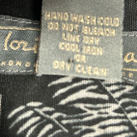 Tori Richard 100% Silk Hawaiian Textured Shirt Golfer Palm Trees Size Large - Picture 6 of 6